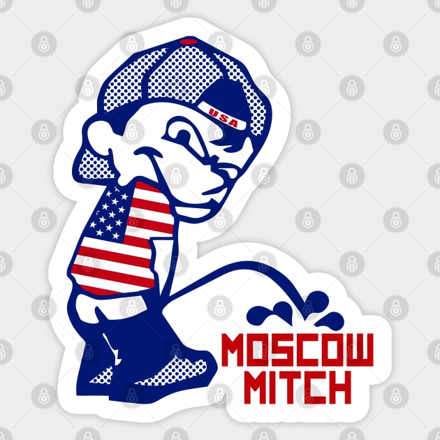 Piss on Moscow Mitch Sticker by EthosWear